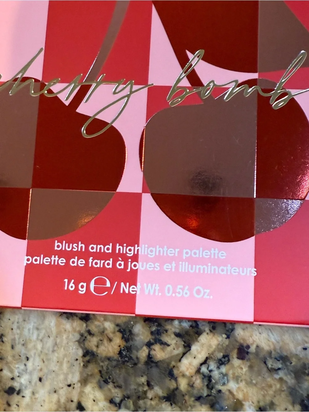 Ciaté London Cherry Bomb Blush Highlighter Pallet Light Medium Vegan Compact NIB